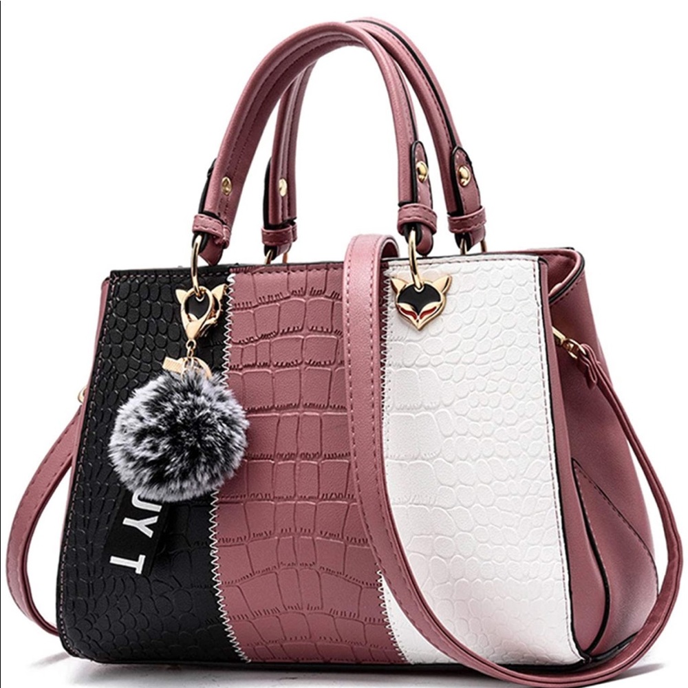 Leather Crocodile Purse and Handbag